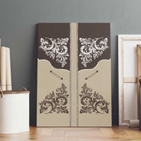 Vintage Western Cowboy Canvas Wall Art Brown Version - Wonder Print Shop