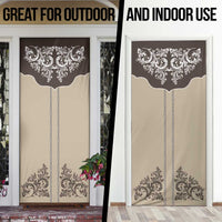 Vintage Western Cowboy Door Cover Brown Version - Wonder Print Shop