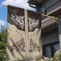 Vintage Western Cowboy Garden Flag Brown Version - Wonder Print Shop
