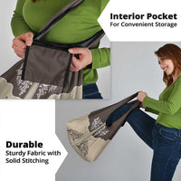 Vintage Western Cowboy Grocery Bag Brown Version - Wonder Print Shop