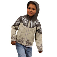 Vintage Western Cowboy Kid Hoodie Brown Version - Wonder Print Shop