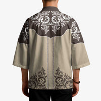 Vintage Western Cowboy Kimono Brown Version - Wonder Print Shop