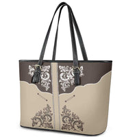 Vintage Western Cowboy Leather Tote Bag Brown Version - Wonder Print Shop