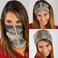 Vintage Western Cowboy Neck Gaiter Brown Version - Wonder Print Shop