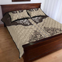 Vintage Western Cowboy Quilt Bed Set Brown Version - Wonder Print Shop