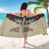 Vintage Western Cowboy Sarong Brown Version - Wonder Print Shop