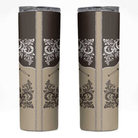 Vintage Western Cowboy Skinny Tumbler Brown Version - Wonder Print Shop