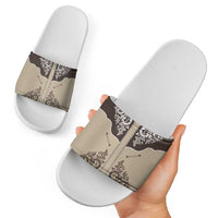 Vintage Western Cowboy Slide Sandals Brown Version - Wonder Print Shop
