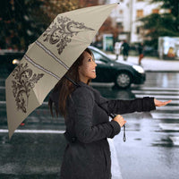Vintage Western Cowboy Umbrella Brown Version - Wonder Print Shop