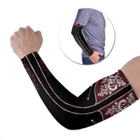 Vintage Western Cowboy Arm Sleeves Black Version - Wonder Print Shop