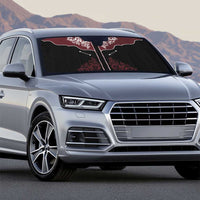 Vintage Western Cowboy Auto Sun Shade Black Version - Wonder Print Shop