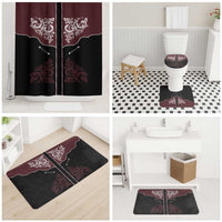 Vintage Western Cowboy Bathroom Set Black Version - Wonder Print Shop