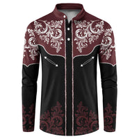 Vintage Western Cowboy Button Sweatshirt Black Version - Wonder Print Shop