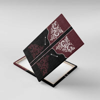 Vintage Western Cowboy Canvas Wall Art Black Version - Wonder Print Shop