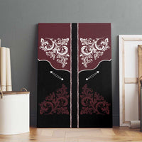 Vintage Western Cowboy Canvas Wall Art Black Version - Wonder Print Shop