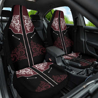 Vintage Western Cowboy Car Seat Cover Black Version - Wonder Print Shop