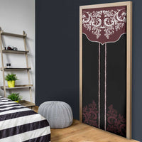 Vintage Western Cowboy Door Cover Black Version - Wonder Print Shop