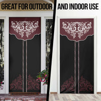 Vintage Western Cowboy Door Cover Black Version - Wonder Print Shop