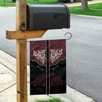 Vintage Western Cowboy Garden Flag Black Version - Wonder Print Shop