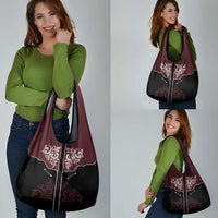 Vintage Western Cowboy Grocery Bag Black Version - Wonder Print Shop