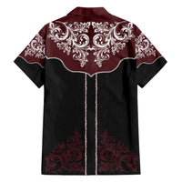 Vintage Western Cowboy Hawaiian Shirt Black Version - Wonder Print Shop