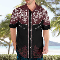 Vintage Western Cowboy Hawaiian Shirt Black Version - Wonder Print Shop