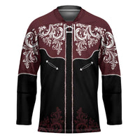 Vintage Western Cowboy Hockey Jersey Black Version - Wonder Print Shop