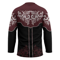 Vintage Western Cowboy Hockey Jersey Black Version - Wonder Print Shop