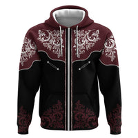 Vintage Western Cowboy Hoodie Black Version - Wonder Print Shop