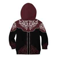 Vintage Western Cowboy Kid Hoodie Black Version - Wonder Print Shop