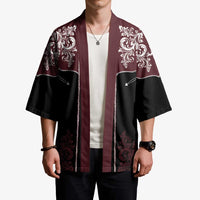 Vintage Western Cowboy Kimono Black Version - Wonder Print Shop