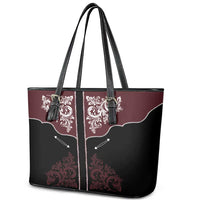 Vintage Western Cowboy Leather Tote Bag Black Version - Wonder Print Shop