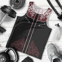 Vintage Western Cowboy Men Tank Top Black Version - Wonder Print Shop