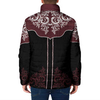 Vintage Western Cowboy Padded Jacket Black Version - Wonder Print Shop