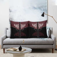 Vintage Western Cowboy Pillow Cover Black Version - Wonder Print Shop