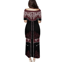 Vintage Western Cowboy Puletasi Black Version - Wonder Print Shop