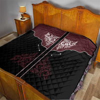 Vintage Western Cowboy Quilt Black Version - Wonder Print Shop