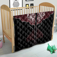 Vintage Western Cowboy Quilt Black Version - Wonder Print Shop