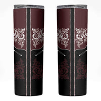 Vintage Western Cowboy Skinny Tumbler Black Version - Wonder Print Shop
