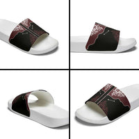 Vintage Western Cowboy Slide Sandals Black Version - Wonder Print Shop