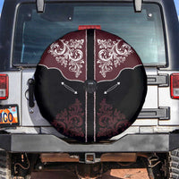 Vintage Western Cowboy Spare Tire Cover Black Version - Wonder Print Shop