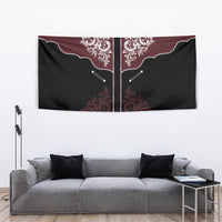 Vintage Western Cowboy Tapestry Black Version - Wonder Print Shop