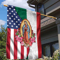 Guadalupe Virgin Mary Garden Flag Mexican American Flag - Wonder Print Shop