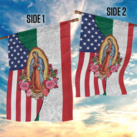 Guadalupe Virgin Mary Garden Flag Mexican American Flag - Wonder Print Shop