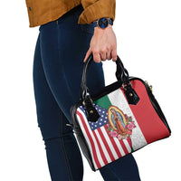 Guadalupe Virgin Mary Shoulder Handbag Mexican American Flag - Wonder Print Shop