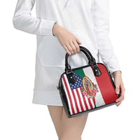 Guadalupe Virgin Mary Shoulder Handbag Mexican American Flag - Wonder Print Shop