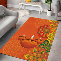 Happy Diwali India Area Rug With Rangoli Patterns - Wonder Print Shop