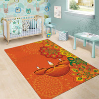 Happy Diwali India Area Rug With Rangoli Patterns - Wonder Print Shop