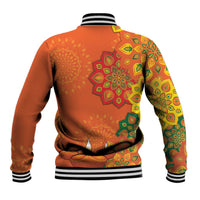 Happy Diwali India Baseball Jacket With Rangoli Patterns - Wonder Print Shop