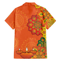 Happy Diwali India Family Matching Puletasi and Hawaiian Shirt With Rangoli Patterns - Wonder Print Shop